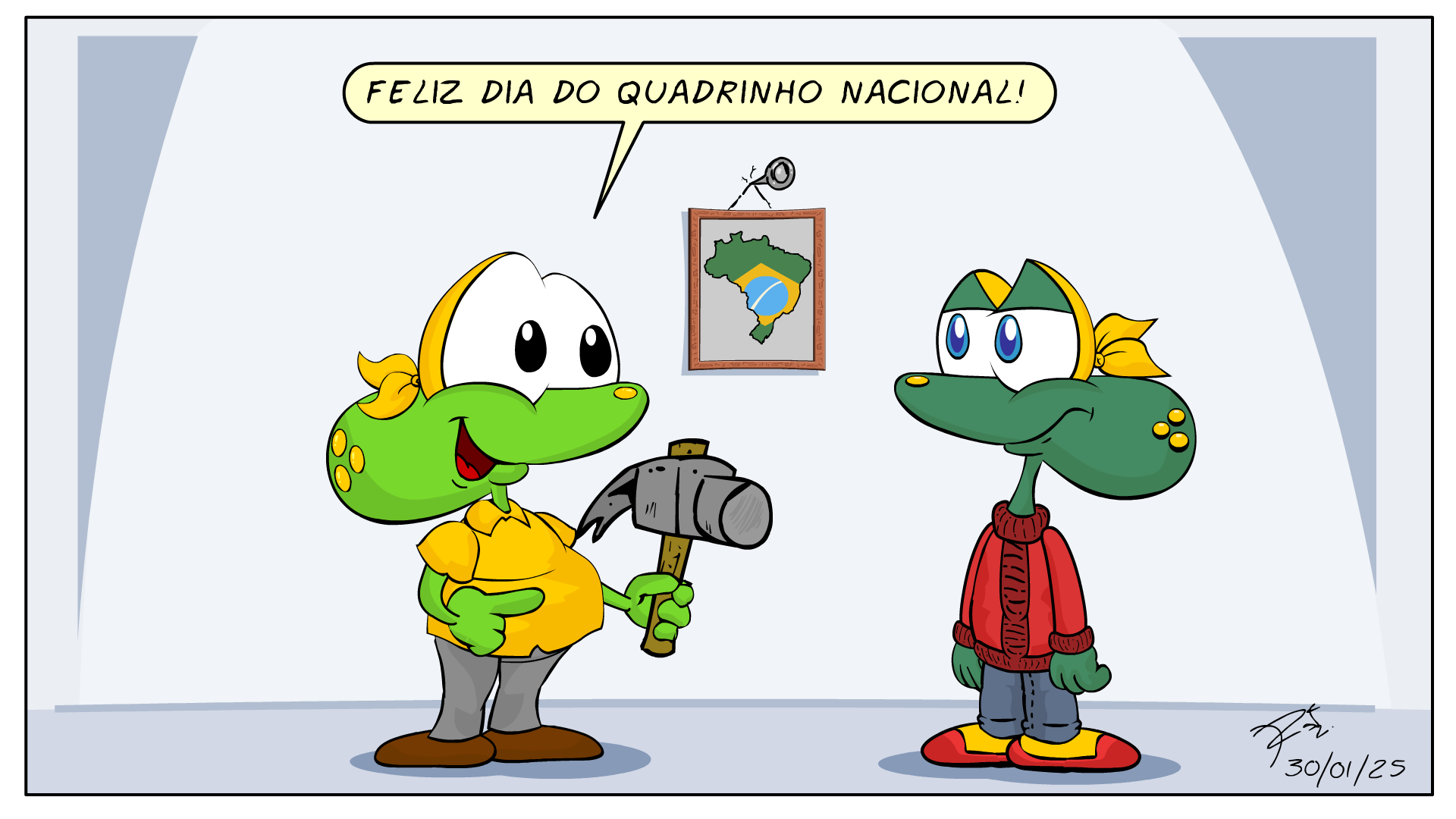 Dia do Quadrinho Nacional, Trocadilho, piada, tiras, humor, HQ, quadrinhos, infantil