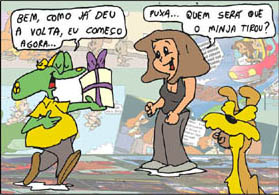 Sapo Brothers, diverso, tiras, humor, games, jogos, animao, anima, quadrinhos, infantil, minja, jones